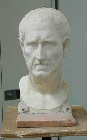 Portret Livius gipsen model